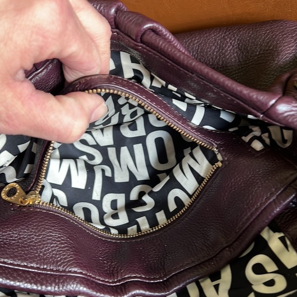 Marc by Marc Jacobs Wine/Burgundy Red Midsized Satchel - Picture 7 of 7